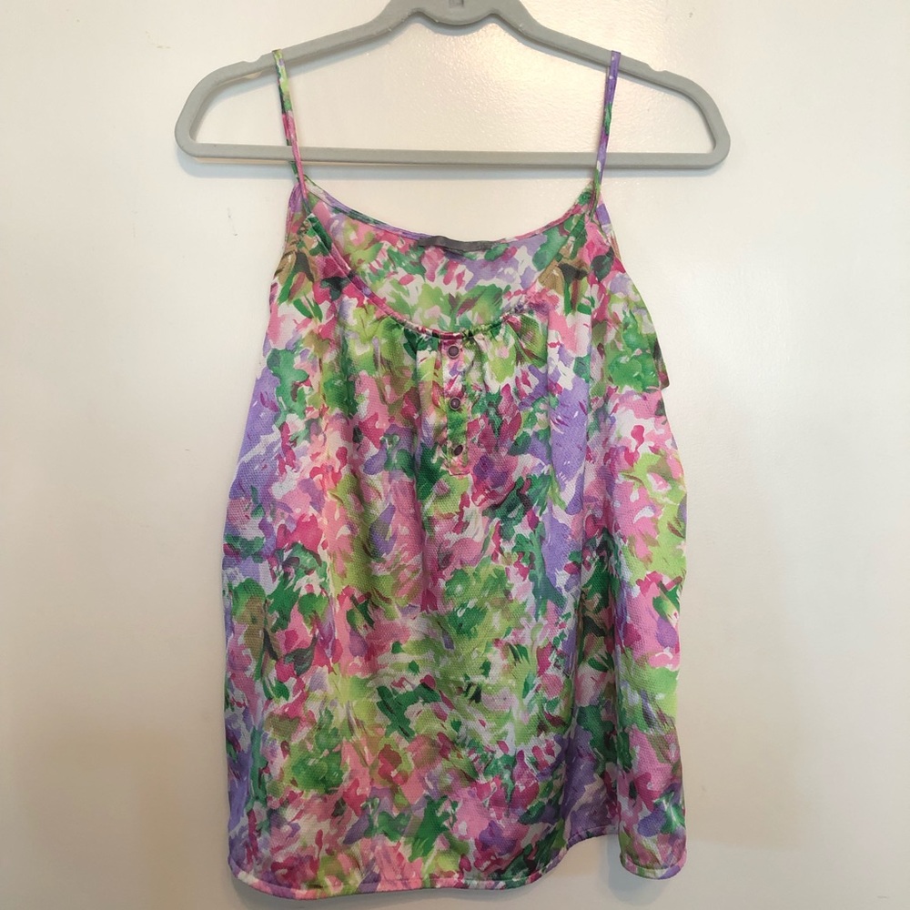 EUC Floral Tank